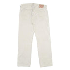 LEVI'S Mens Cotton Beige Classic Straight Trousers W34 L30 Casual Everyday