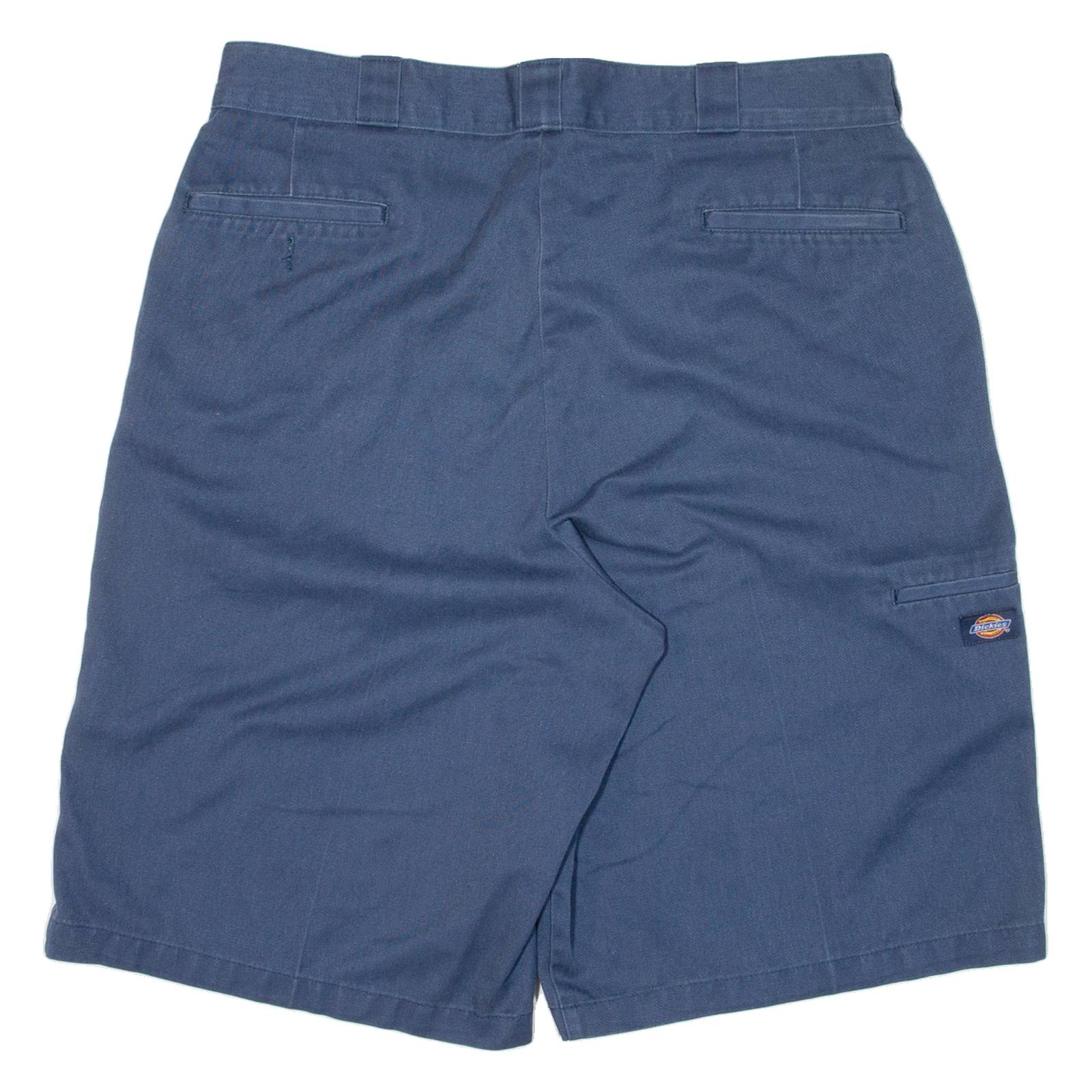 DICKIES Mens Workwear Shorts Blue Relaxed XL W38
