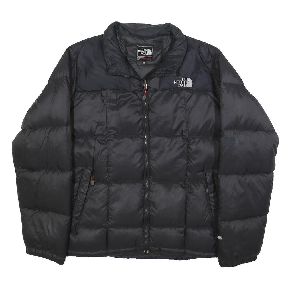 THE NORTH FACE Mens Black Outdoor Jacket S Polyester Woven Plain Regular Fit Zip