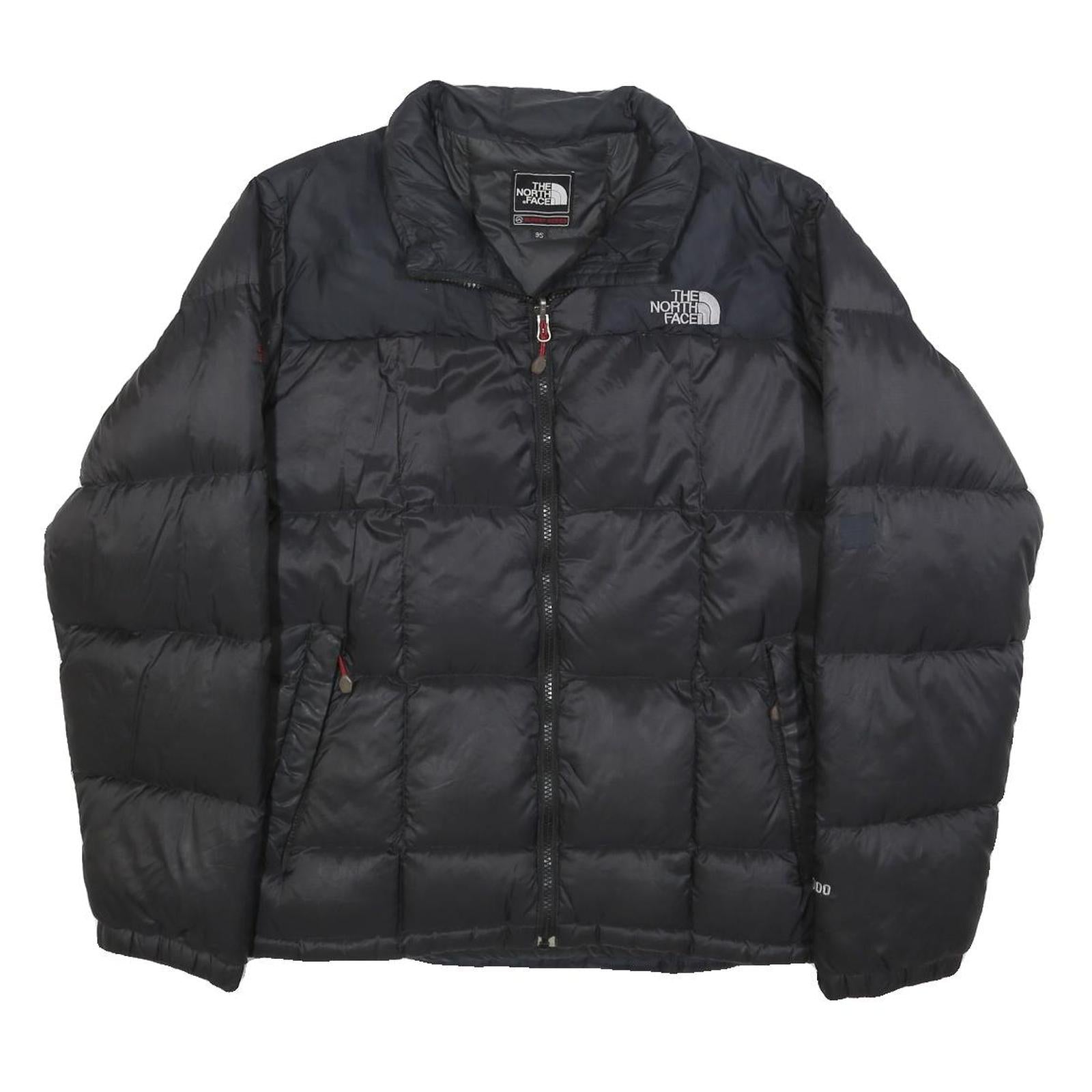 THE NORTH FACE Mens Black Outdoor Jacket S Polyester Woven Plain Regular Fit Zip