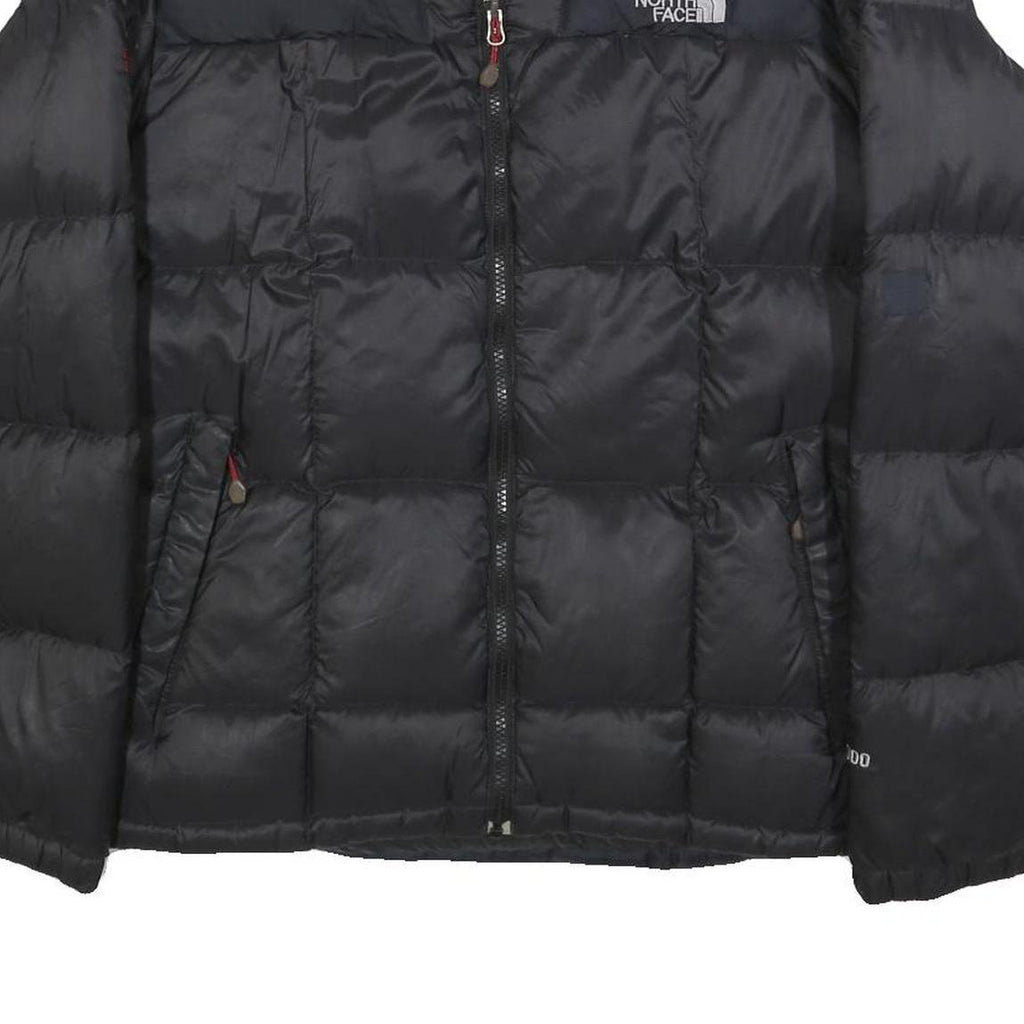 THE NORTH FACE Mens Black Outdoor Jacket S Polyester Woven Plain Regular Fit Zip