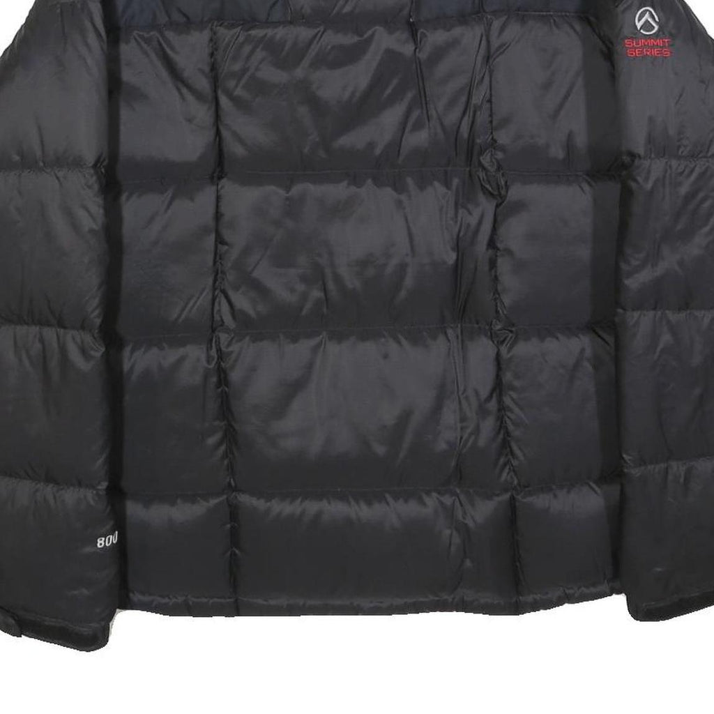 THE NORTH FACE Mens Black Outdoor Jacket S Polyester Woven Plain Regular Fit Zip