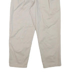 LEE Mens Relaxed Beige Cotton Blend Trousers W30 L28 Casual Zip Closure