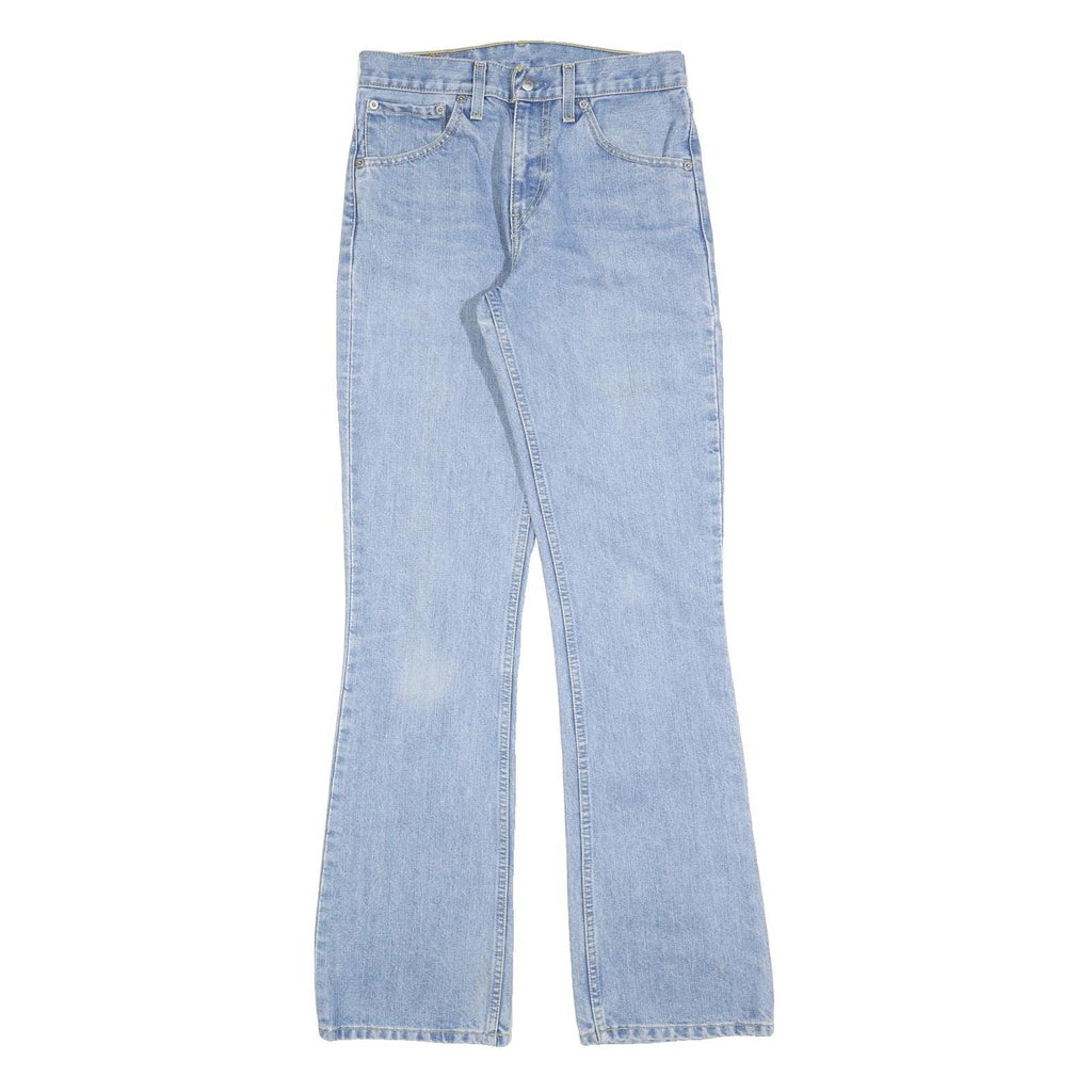 LEVI'S 525 04 Womens Jeans Blue Regular Flared Denim Light W26 L34 Classic Fit