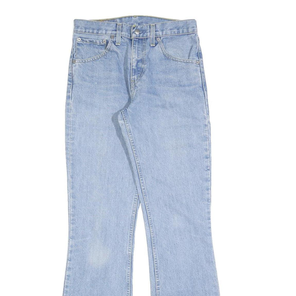 LEVI'S 525 04 Womens Jeans Blue Regular Flared Denim Light W26 L34 Classic Fit