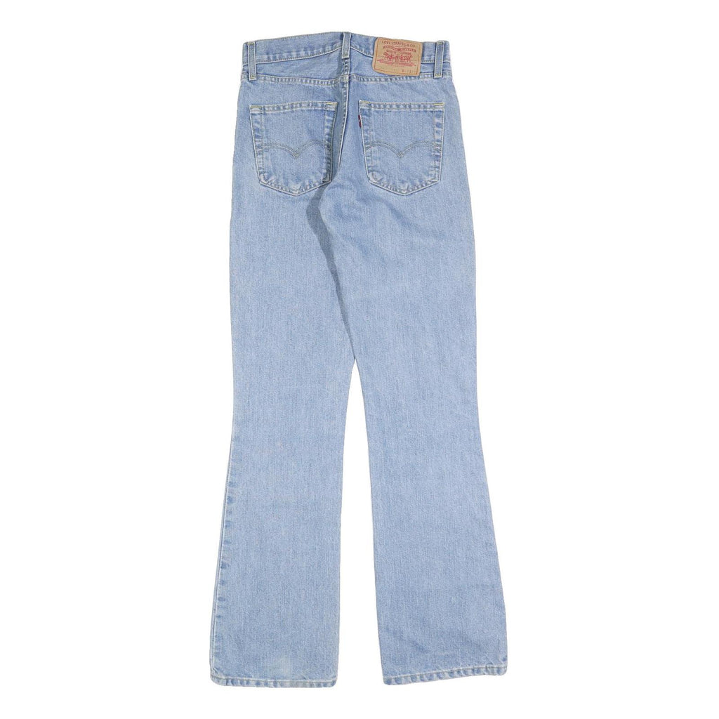 LEVI'S 525 04 Womens Jeans Blue Regular Flared Denim Light W26 L34 Classic Fit