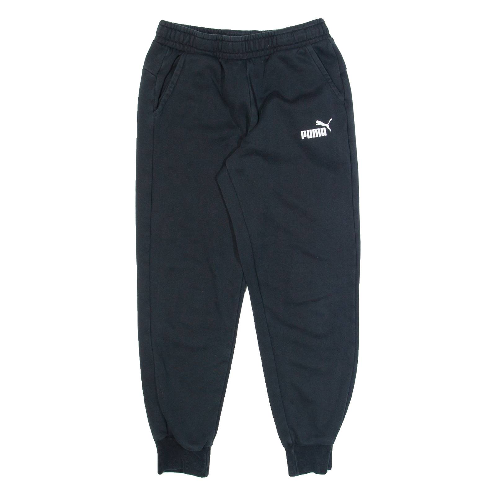 PUMA Mens Joggers Black Tapered M W26 L28