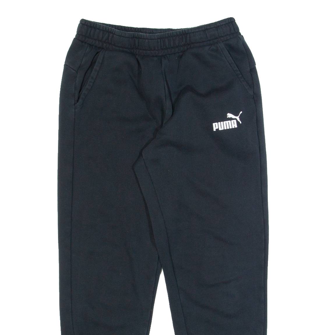 PUMA Mens Joggers Black Tapered M W26 L28