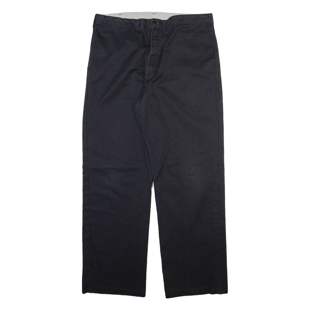 DICKIES Mens Trousers Black Regular Straight W38 L31