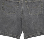 WESTERN STAR Mens Shorts Black Casual XL W34 Cotton Blend Classic Fit Zip Pocket