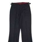 TREVIRA Womens Trousers Black Regular Bootcut W28 L30