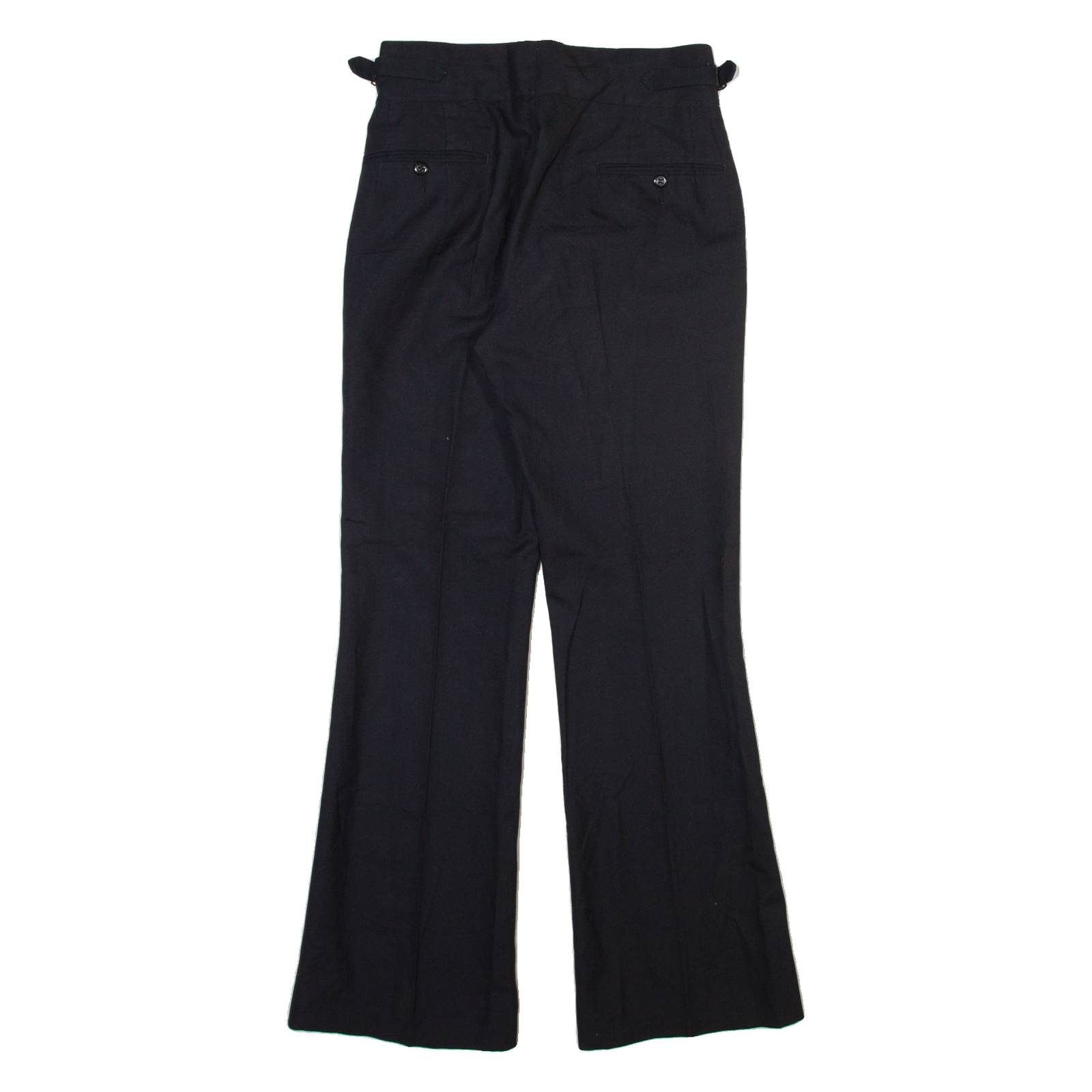 TREVIRA Womens Trousers Black Regular Bootcut W28 L30