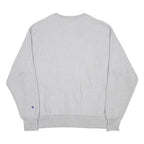CHAMPION REVERSE WEAVE Mens Grey West Virginia Crew Neck L Cotton Blend