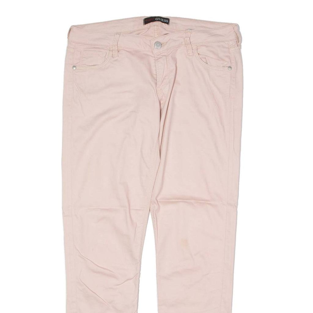 GUESS Chino Womens Trousers Pink Slim Tapered W30 L28