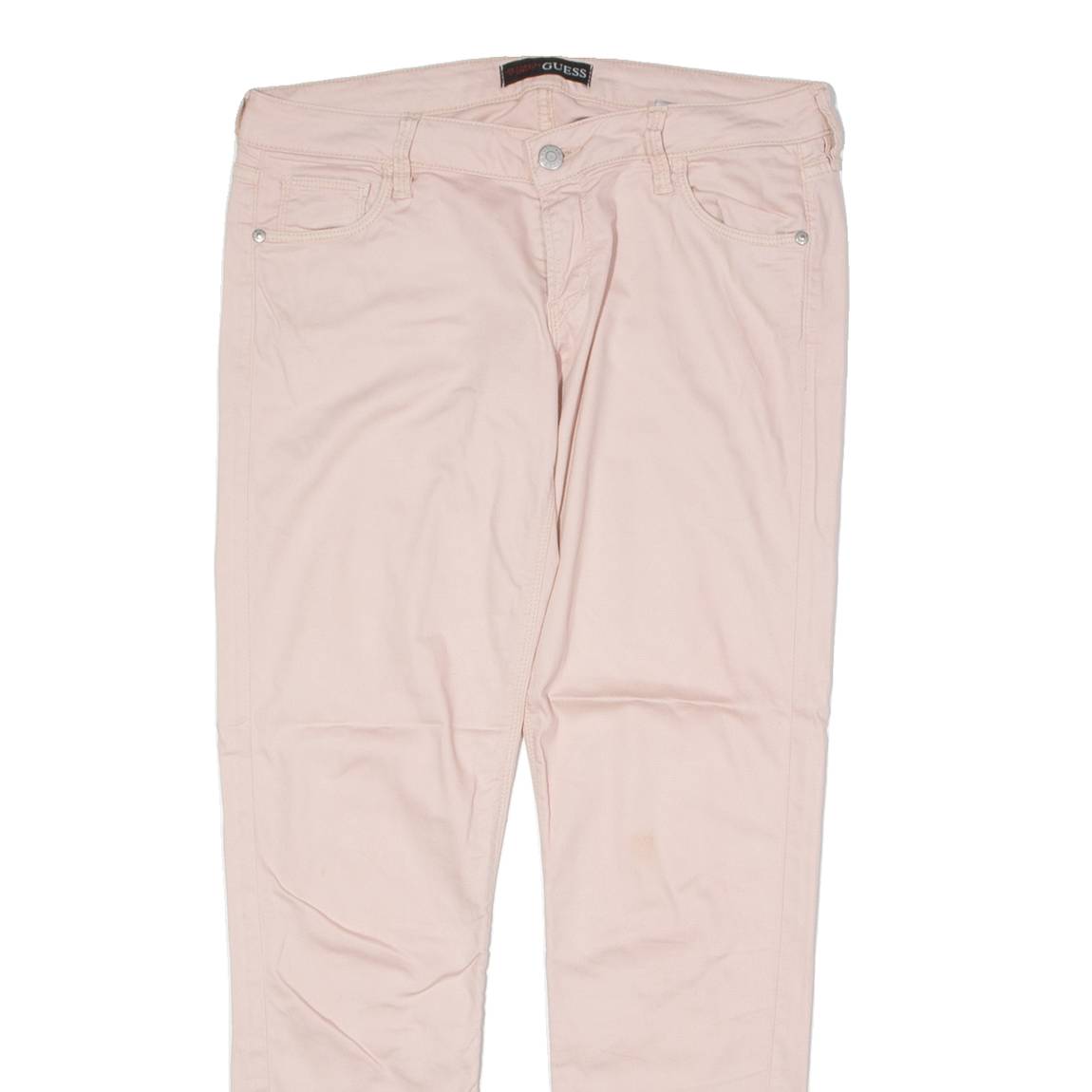 GUESS Chino Womens Trousers Pink Slim Tapered W30 L28