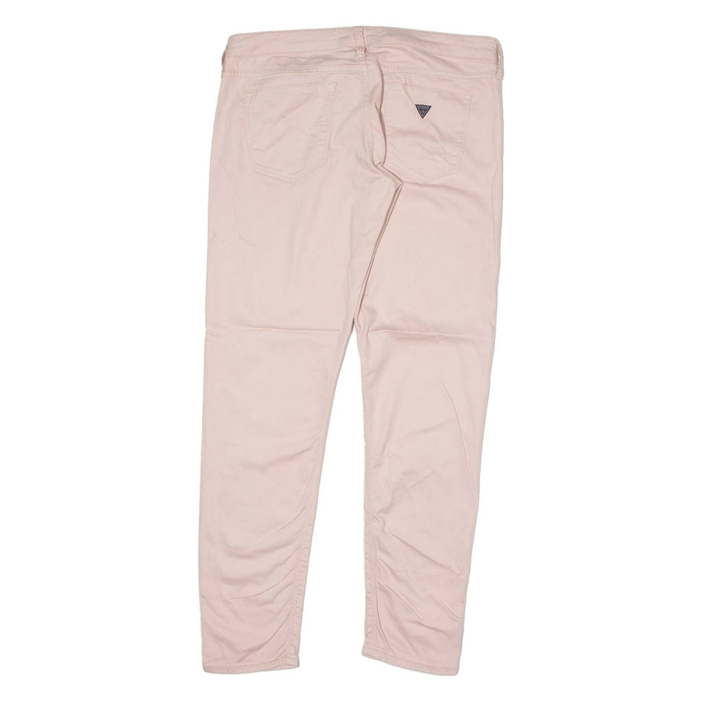 GUESS Chino Womens Trousers Pink Slim Tapered W30 L28