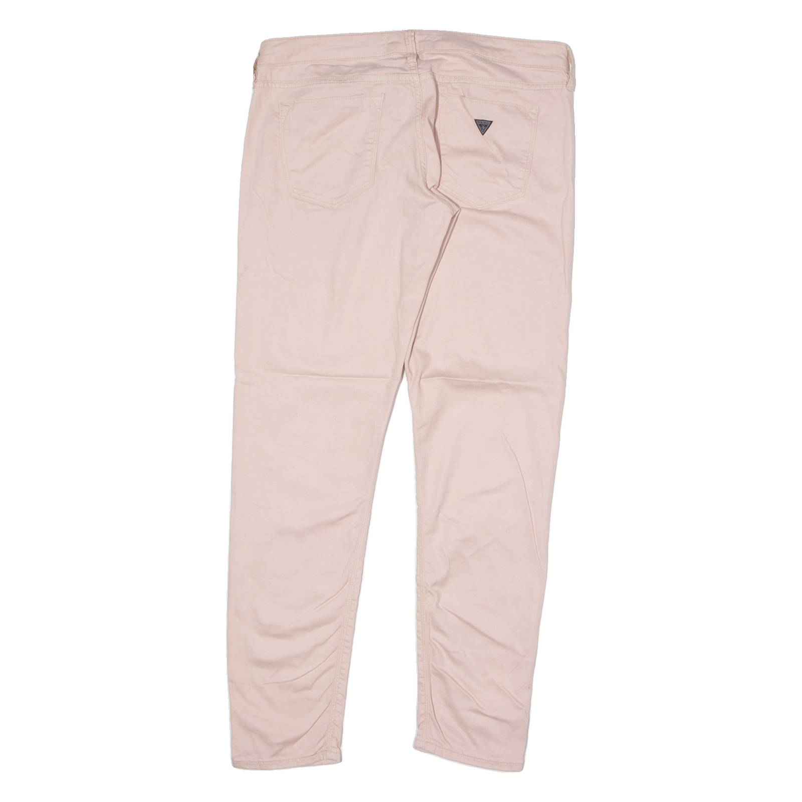 GUESS Chino Womens Trousers Pink Slim Tapered W30 L28