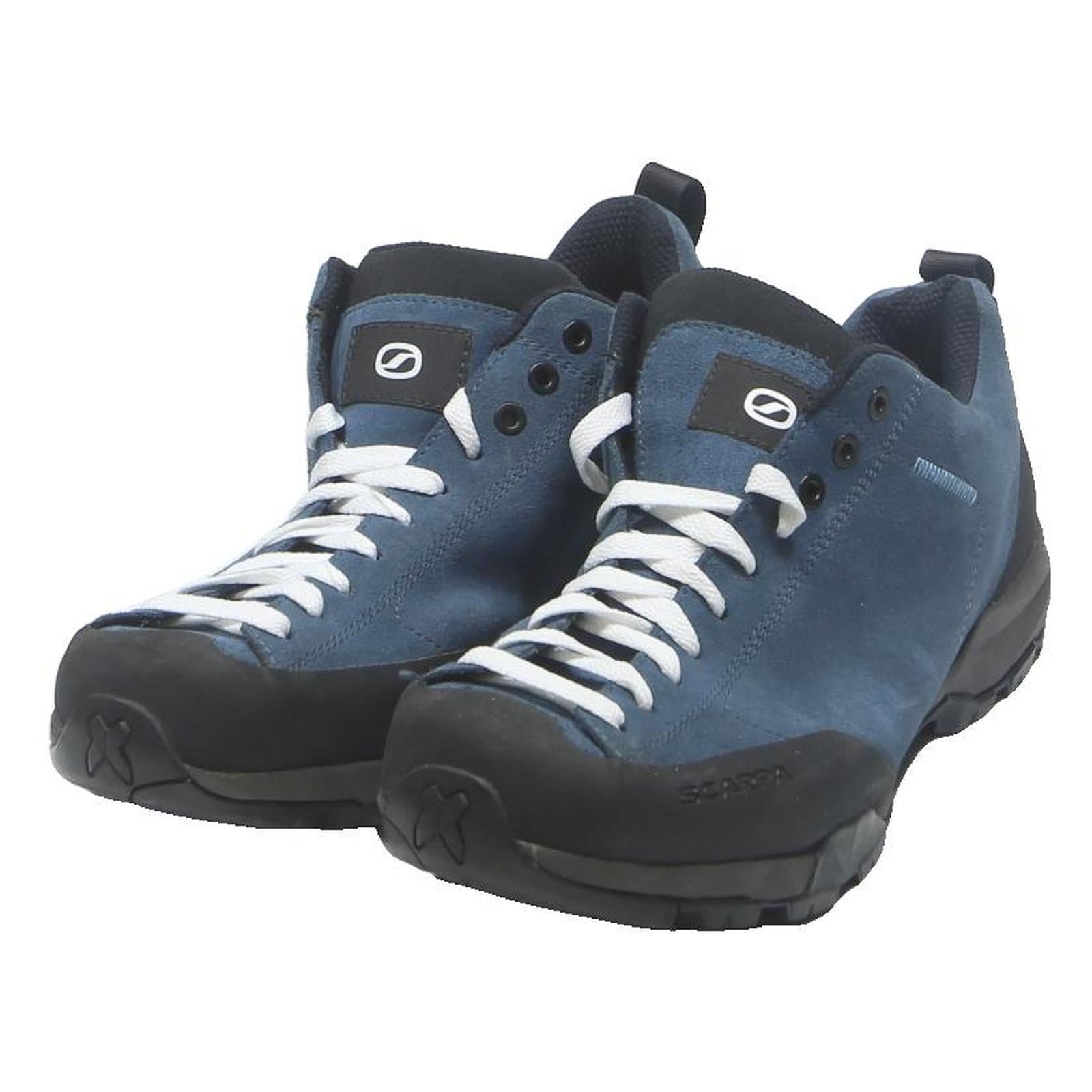 SCARPA Mens Low Top Trainers Synthetic Blue UK 10.5 Lightweight Durable Hikers