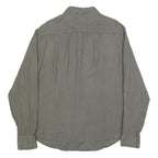 BOSS HUGO BOSS Mens Grey Casual Shirt M Lightweight Comfort Long Sleeve Relaxed