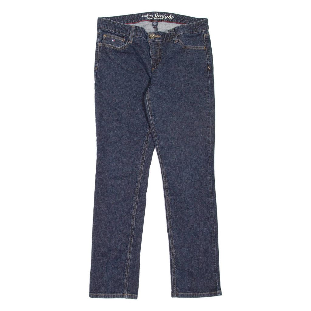 TOMMY HILFIGER Womens Jeans Blue Regular Straight W30 L29