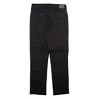 LEVI'S Womens Trousers Black Regular Straight W30 L29