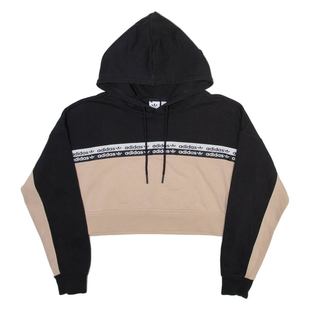 ADIDAS ORIGINALS Womens Beige Hoodie UK 14