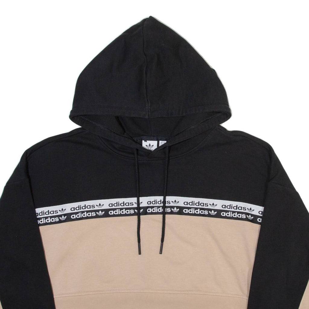 ADIDAS ORIGINALS Womens Beige Hoodie UK 14