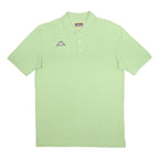 KAPPA Mens Light Green Short Sleeve Plain XL Cotton Polo Shirt Casual Sports