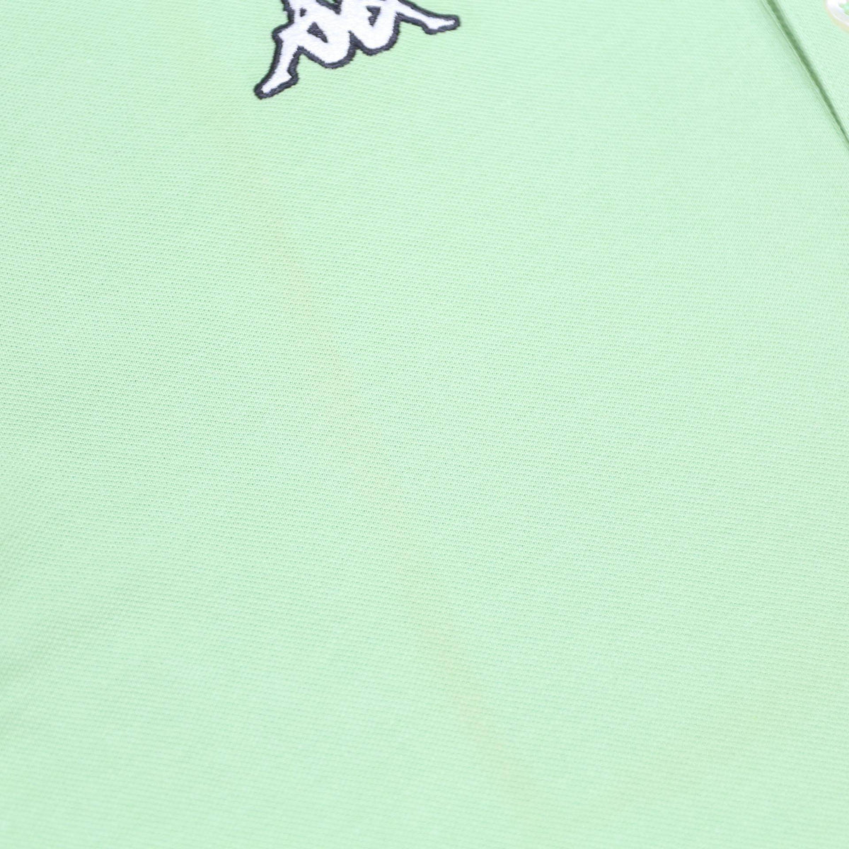 KAPPA Mens Light Green Short Sleeve Plain XL Cotton Polo Shirt Casual Sports
