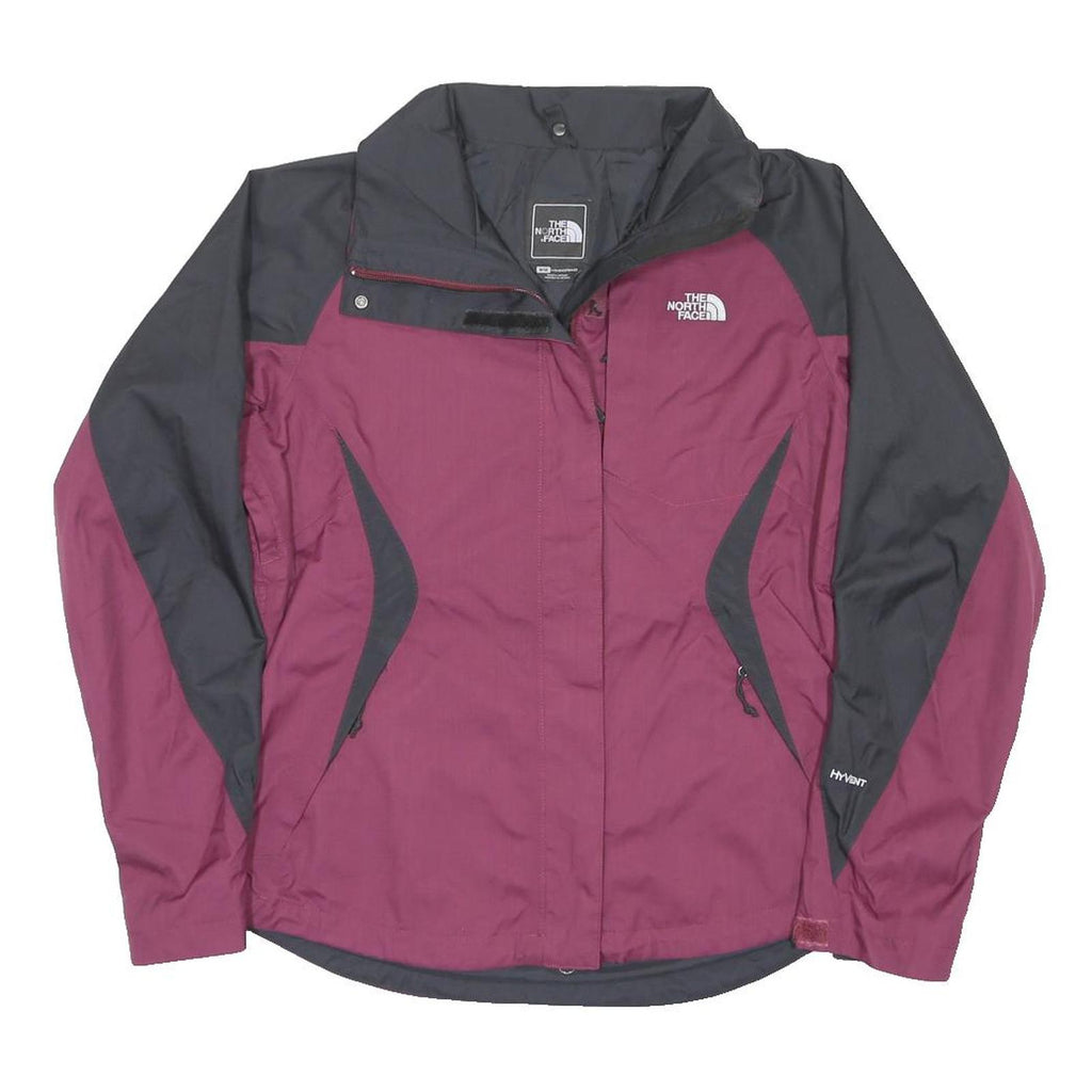 THE NORTH FACE Womens Red & Black Outdoor Jacket M Nylon Zip Performance