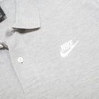 NIKE Mens Grey Polo Shirt XL Cotton Short Sleeve Plain Casual Sportswear