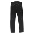 PHILIPP PLEIN Mens Black Regular Skinny Denim W30 L33 Button Cotton Blend