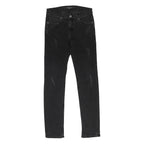 PHILIPP PLEIN Mens Black Regular Skinny Denim W30 L33 Button Cotton Blend