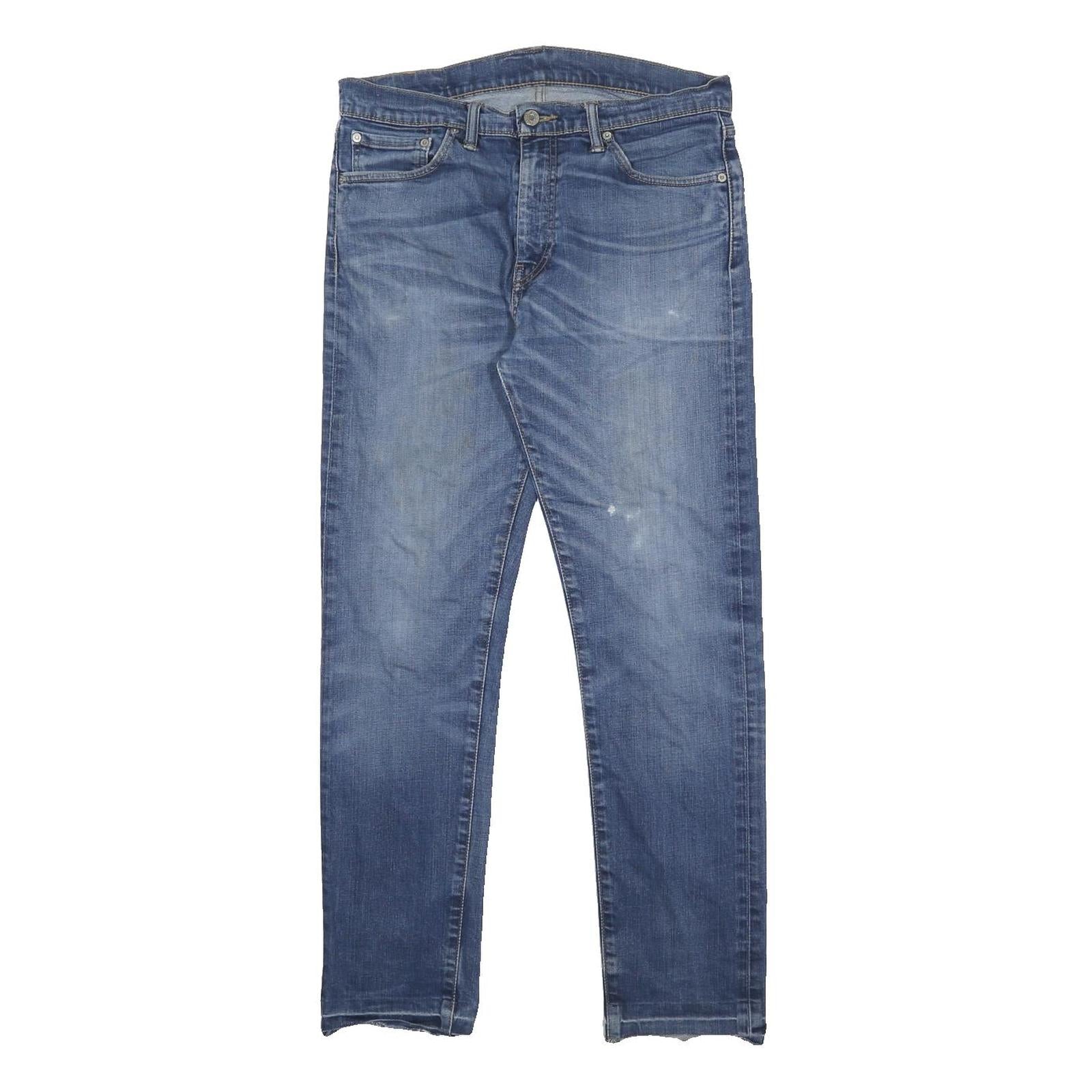 LEVI'S 511 Slim Mens Jeans Blue Denim Slim Skinny Cotton Blend W33 L30 Classic