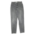 LEVI'S Womens Regular Fit Grey Denim Straight Jeans W31 L34 Classic Cotton Zip