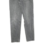 LEVI'S Womens Regular Fit Grey Denim Straight Jeans W31 L34 Classic Cotton Zip