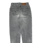 LEVI'S Womens Regular Fit Grey Denim Straight Jeans W31 L34 Classic Cotton Zip