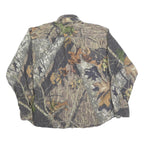 FIELD STAFF Mens Brown & Green Camouflage Shirt XL Cotton Blend Casual Work