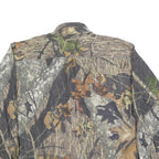 FIELD STAFF Mens Brown & Green Camouflage Shirt XL Cotton Blend Casual Work