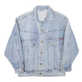 ESPRIT Mens Blue Denim Jacket M Cotton Blend Classic Button Closure Casual