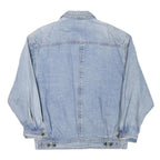 ESPRIT Mens Blue Denim Jacket M Cotton Blend Classic Button Closure Casual