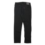 LEVI'S 502 Mens Black Slim Slim Straight Denim Medium W30 L29 Zip Jeans