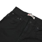LEVI'S 502 Mens Black Slim Slim Straight Denim Medium W30 L29 Zip Jeans