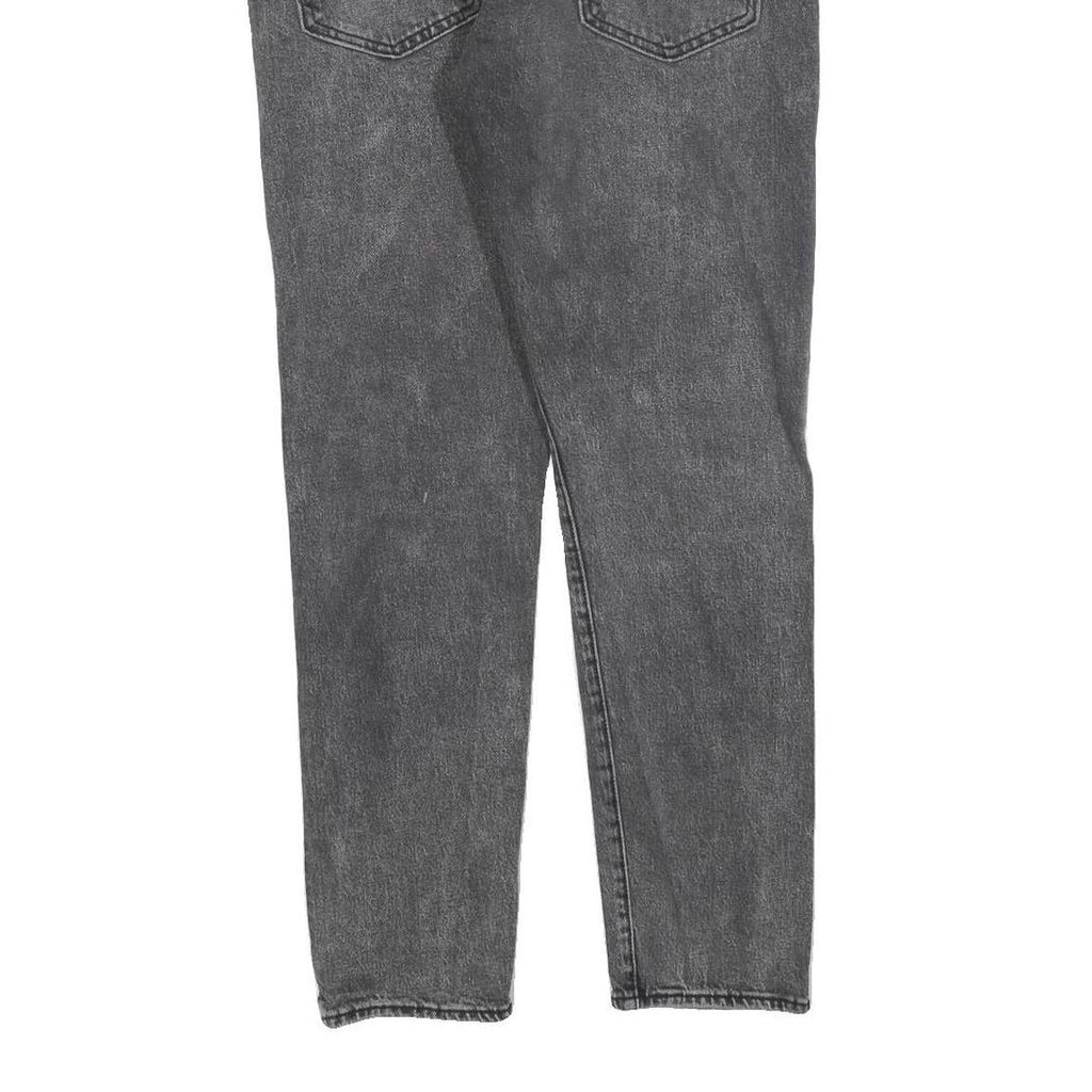 LEVI'S 512 BIG E Mens Slim Black Denim Medium W31 L30 Slim Fit Zip Jeans