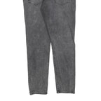 LEVI'S 512 BIG E Mens Slim Black Denim Medium W31 L30 Slim Fit Zip Jeans