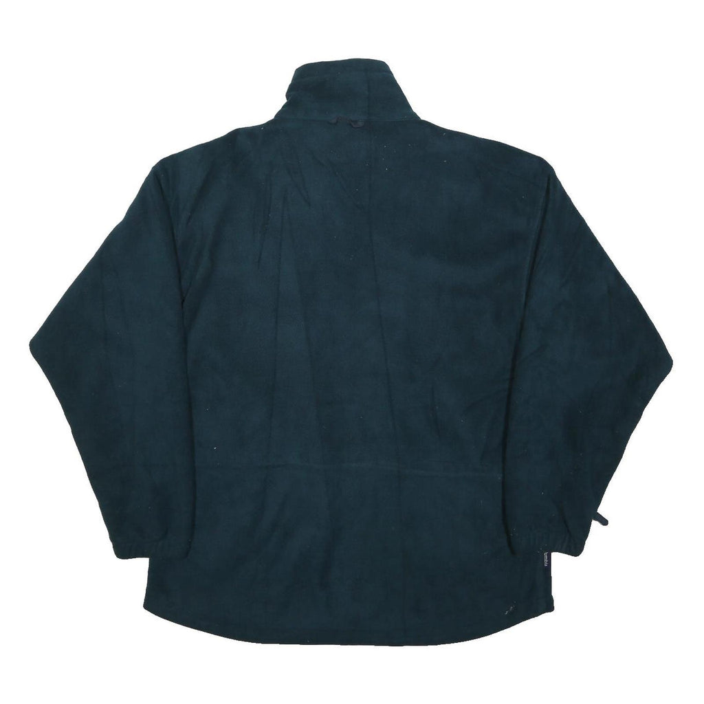 COLUMBIA Womens Blue & Purple Fleece Jacket M Polyester Zip Outdoor Casual