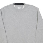 CP COMPANY Mens Grey Crew Neck M Sweatshirt Cotton Blend Pullover Casual