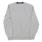 CP COMPANY Mens Grey Crew Neck M Sweatshirt Cotton Blend Pullover Casual