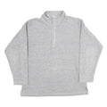 USA Mens Grey Pullover Plain Crew Neck Basic Knit Jumper Polyester M