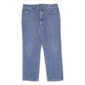 LEE Mens Jeans Blue Regular Straight Denim Medium W38 L30 Classic Zip Pockets